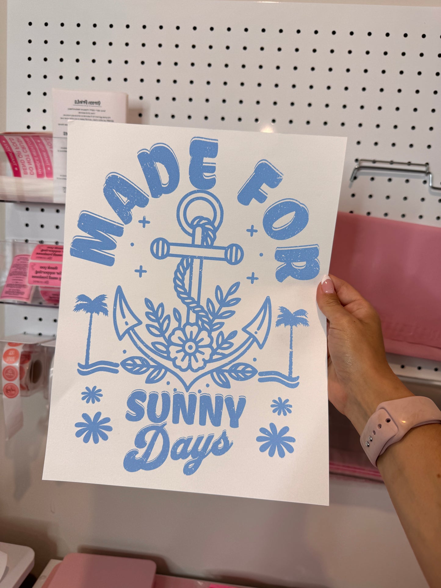 " Made For Sunny Days " Screen Print