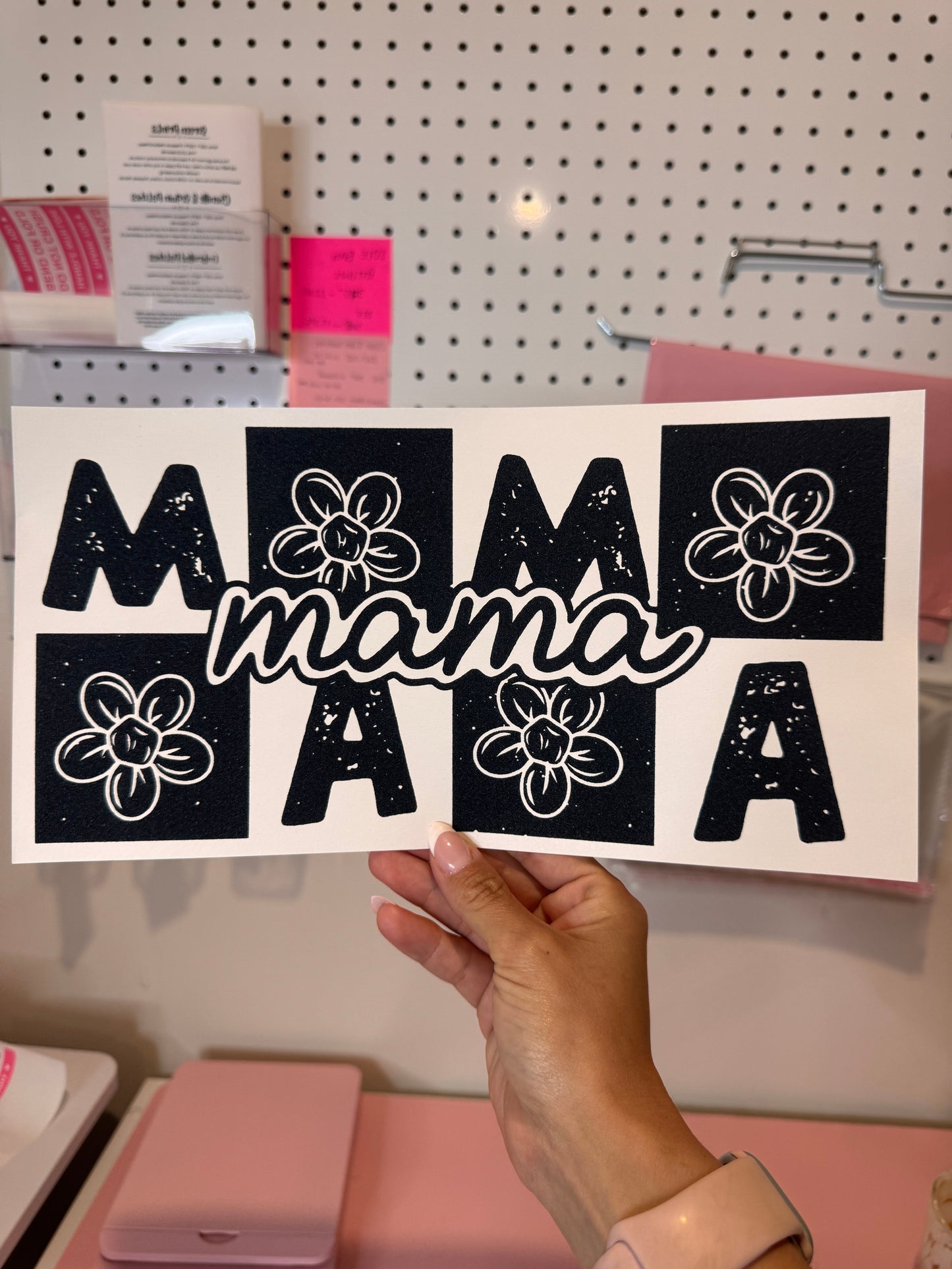 " Mama Checkers" Screen Print