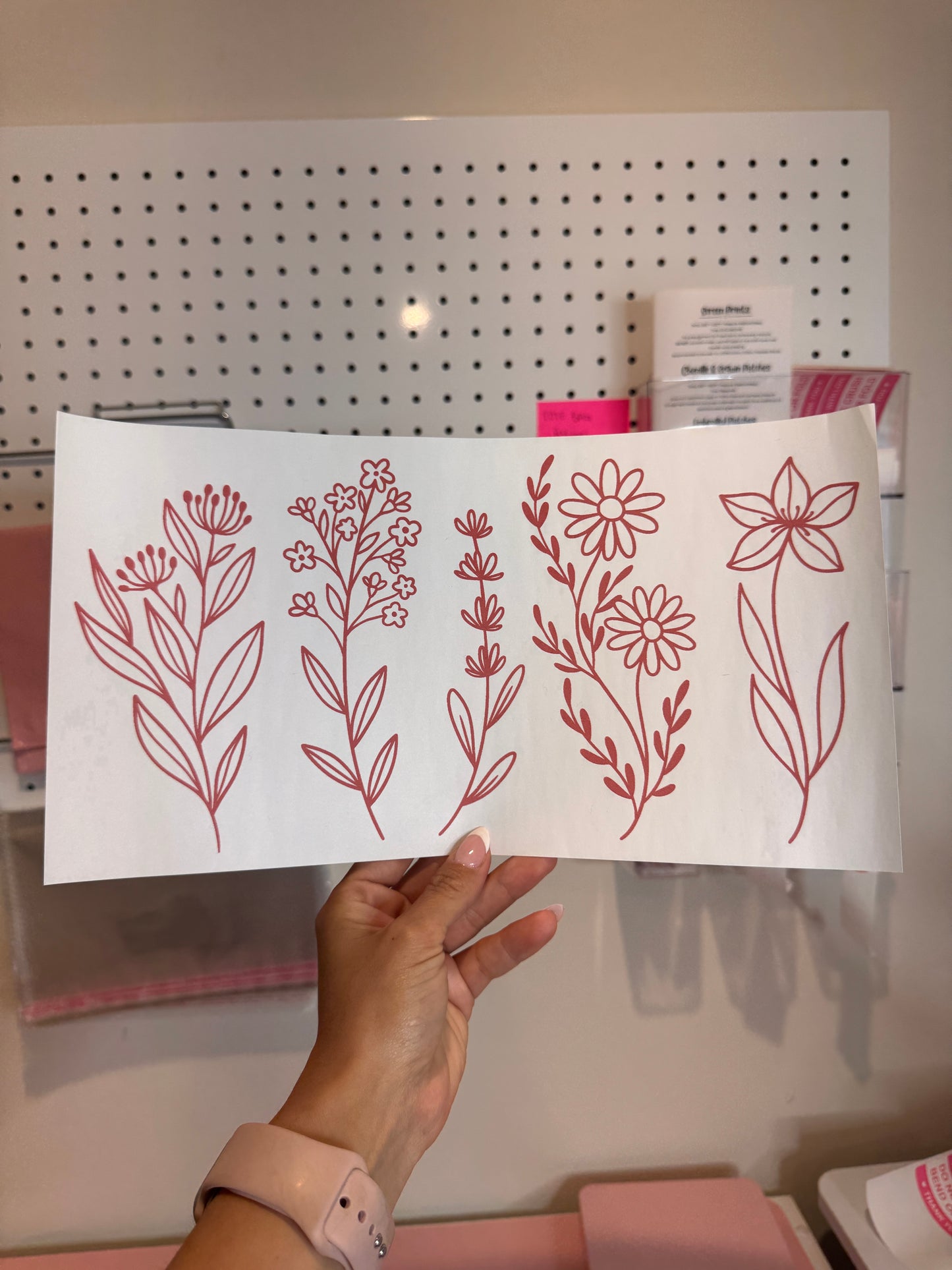 " Flowers " Screen Print