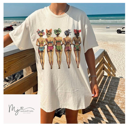 " Vintage Girls " - Clear Film