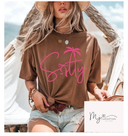 " Salty Bow Palm Tree" - Single Color