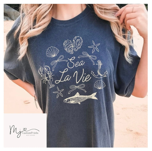 " Sea La Vie " Screen Print