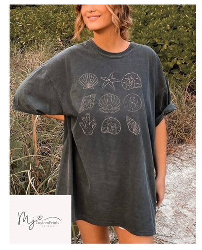 " Beige SeaShells "- Single Color