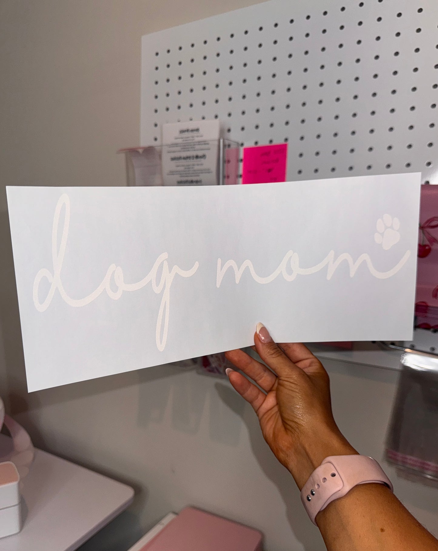 " Dog Mom " Screen Print