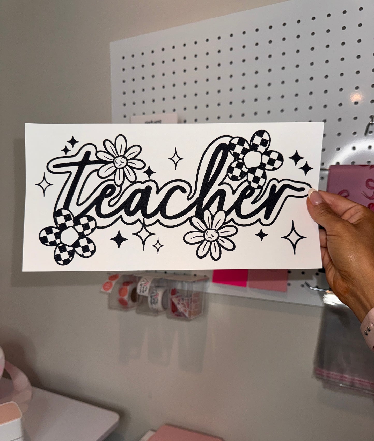" Teacher " Screen Print