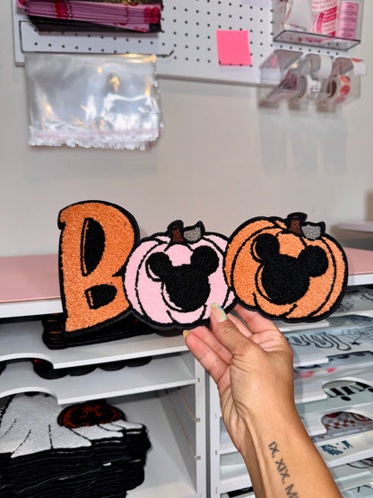 Boo Ears  - Embroidered Patch