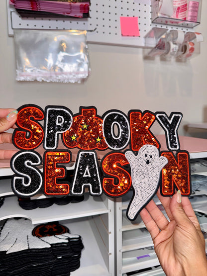 Spooky Season - Sequin Patch