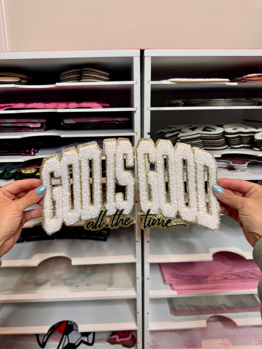 God is Good - Chenille Patch
