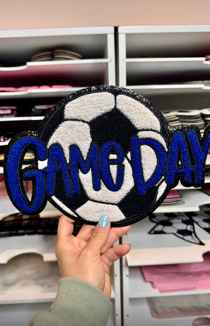 Game Day Soccer Ball -Embroidered Patch